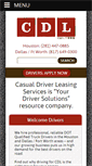 Mobile Screenshot of casualdriverleasingservices.com